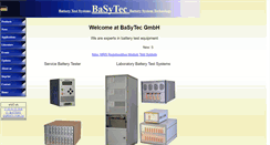 Desktop Screenshot of basytec.com
